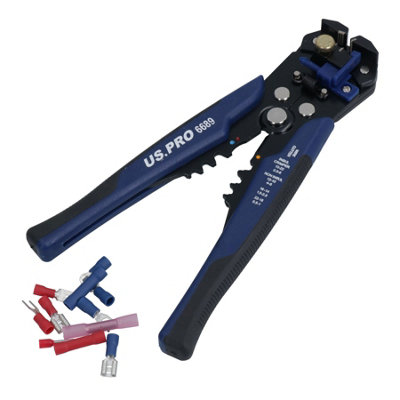 AB Tools Electrical Automatic Wire Stripper Crimper Cutter Multi Tool & Selection Of Terminals from B&Q