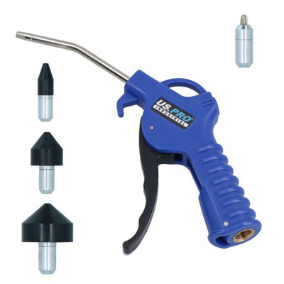 AB Tools Air Blow Dust Blower Blowing Remover Cleaner With 4 Interchangeable Nozzles from B&Q