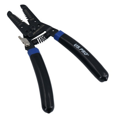 AB Tools 7" Curved Handle Electrical Wire Strippers And Cutters For Wire 0.6mm-2.6mm from B&Q