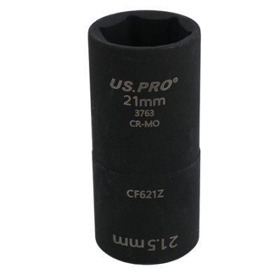 B&Q -  21mm X 21.5mm Wheel Hub Lug Nut Cap Flip Impact Socket Remover 1/2In Drive