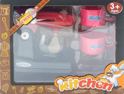 Mixer Set Kitchen Cups Accessories Pretend Play Bake Toy Girls Kids Xmas Gift from B&Q