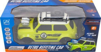  - New Radio Remote Control Rc Sports Retro Car Lights Racing Kids Toy Xmas Gift