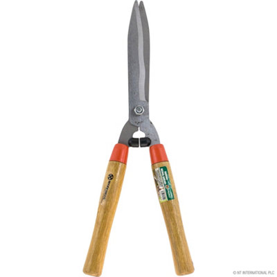 20'' Carbon Steel Blade Wooden Handle Garden Shears Hedges Grass Shrubs Bushes from B&Q