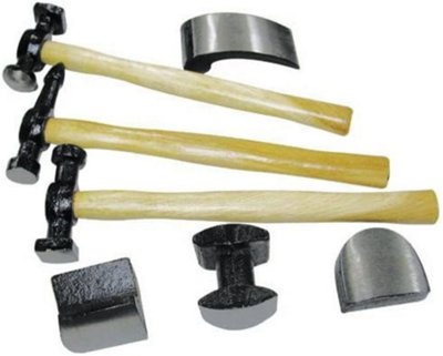 New 7 Pc Autobody Auto Car Panel Repair Tool Fixing Kit Vehicle Garage Diy from B&Q