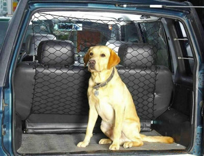 Vehicle Boot Pet Net Dogs Safe Barrier Guard Storage Travel Mesh Transport from B&Q