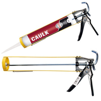  - 11" Decorators Caulking Gun Mastic Glue Skeleton Sealant Upto 400Ml Cartridge