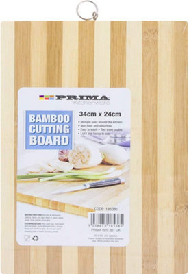  - New 34Cm Bamboo Chopping Board Kitchen Food Cutting Fruits Vegetables Non Toxic