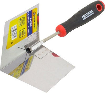 Inside Corner Trowel Stainless Steel Blade Pointed Internal Plastering Tools Diy Professional Home Workshop Use Plasterers Tool from B&Q