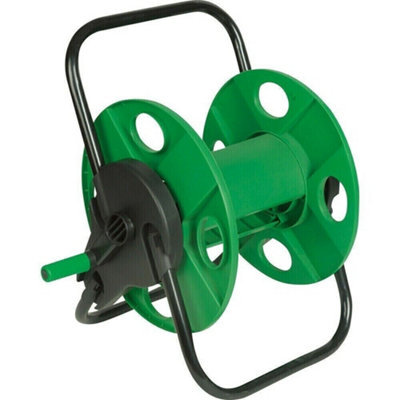 Portable Hose Reel Garden Watering Pipe Free Standing Winder Quality Compact from B&Q