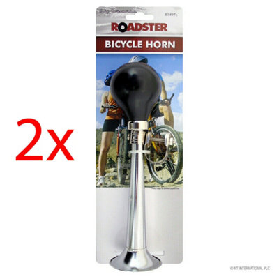 2 X Loud Bicycle Handle Bar Retro Vintage Hooter Horn Bell Bike Squeeze Bulb New from B&Q