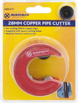 New 28mm Copper Pipe Cutter Slicer Adjusting Locking Cutting Slice Tube Tool from B&Q