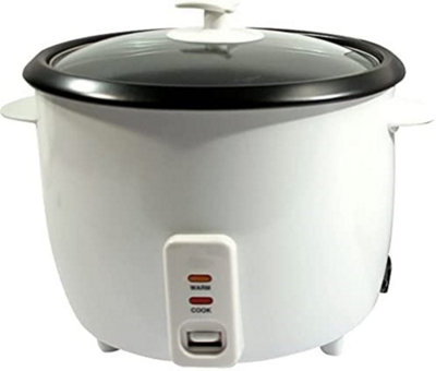 B&Q 2.8L Non Stick Automatic Electric Rice Cooker Pot Warmer Warm Cook 2.8 Litre