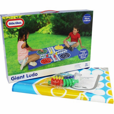 Giant Ludo Playmat Outdoor Garden Game Party Toy Kids Children Family Activity from B&Q