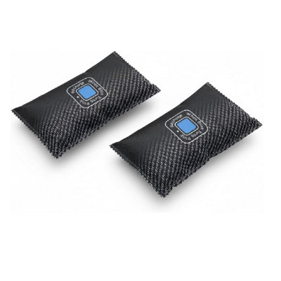 2 X 350G Reusable Car Interior Dehumidifier Bag For Use In Home Car Prevents Moisture from B&Q