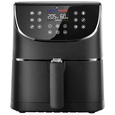 B&Q 1800W 5.5L Xxl Air Fryer - Oven Oil Free Air Fryers With Rapid Air Technology For Healthy Fast Cooking & 55% Energy-Saving