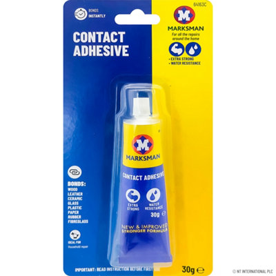 Set Of 4 Strong Contact Adhesive Multi Purpose Bonding Solution Household Glue from B&Q