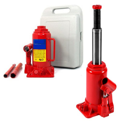 6 Ton Tonne Hydraulic Bottle Jack Lift Lifting Stand Car Boat Caravan Mechanic from B&Q
