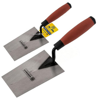 2 X 7" Bucket Trowel Handle Soft Grip Brick Jointer Bricklayer Bricklaying Tool from B&Q