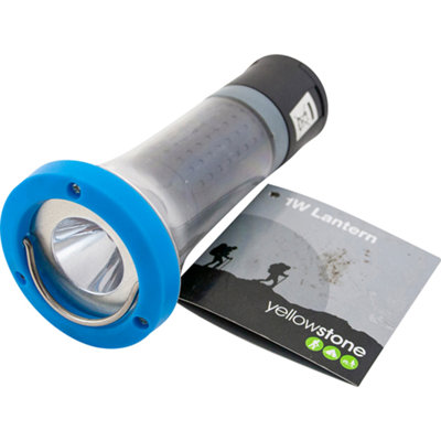 1W Lantern With Colour Band Camping Hiking Fishing Outdoor Lamp Light Bright from B&Q