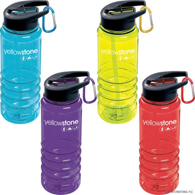 2 X 700Ml Tritan Bottle With Folding Straw Camp Hike Festival Outdoor Leakproof from B&Q