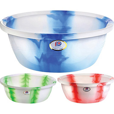  - 2 X Multipurpose Storage Tubs Basket Handles 12 Litre Capacity Laundry Wash