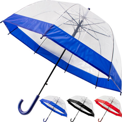 23" Folding Umbrella Compact Super Windproof Rain Sun Umbrella Outdoor Weather from B&Q