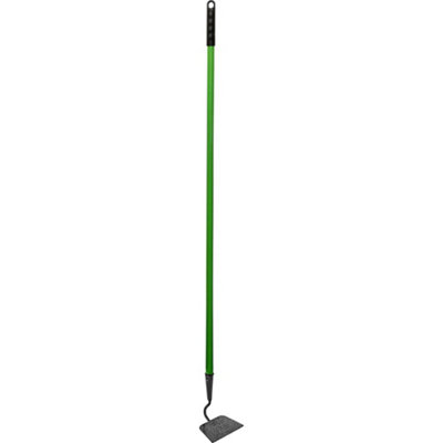  - Green Draw Hoe With Handle 140Cm Long Carbon Steel Cultivator Black Rubber Grip Handle Garden Digging Shaping Tool Deep Soil Green