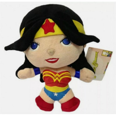 Little Mates Cosy Plush Cuddly 9 Inch Toy Comic Soft Kids Super Hero Wonder Woman from B&Q