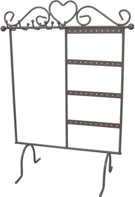 Jewellery Stand Bedroom Storage Organiser Display Heart Rack Gift Hanger 37Cm from B&Q