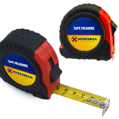 B&Q -  10M Measuring Tape Measurer 33Ft Grip Safety Lock Builders Carpenter Tool