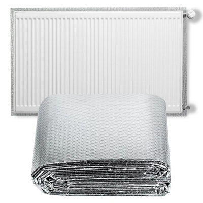 B&Q Radiator Bubble Insulation Foil 5M X 60Cm 3.6Mm Thick Heat Reflective Insulate