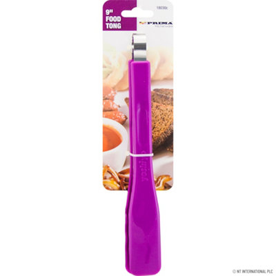 Set Of 2 Food Tong Kitchen Cooking Bbq Utensil Serving Tongs 9 Inch Food Salad Plastic from B&Q