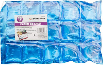 60 Ice Cube Sheets Pack Freezer Frozen Cold Drinks Bar from B&Q