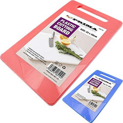  - Chopping Board Kitchen Plastic Food Cutting Fruits Vegetables Non Slip 33Cm
