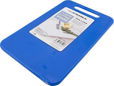  - Kitchen Chopping Board Plastic Food Cutting Fruits Vegetables Non Slip 37Cm