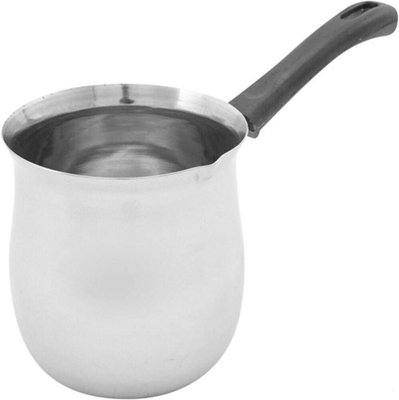 Turkish Style Coffee Warmer 850Ml Kitchen Milk Tea Handle Pouring Melting Pot from B&Q