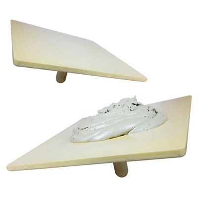 Poly Plastering Float Rendering Trowel Polyurethane Plaster Builder Hawk 330mm from B&Q