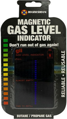 Magnetic Gas Level Indicator Colour Propane Lpg Gauge Camping Caravan Bbq from B&Q