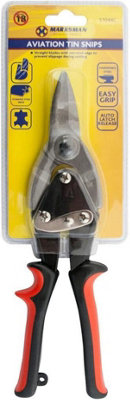Marksman Left Cut Aviation Tin Snip Cut Cutting Shear Tin Sheet Metal 250mm Tool 10 Inch from B&Q