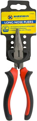 Marksman Heavy Duty Long Nose Pliers Snipe End Plier Large Needle Nosed 6 Inch from B&Q