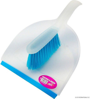 Dustpan Brush Set Home Sweeping Dust Sweeper Kitchen Cleaning Bristles Clean from B&Q