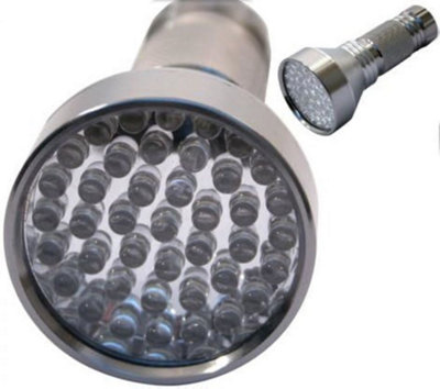 41 Ultra Bright Led Light Powerful Aluminium Military Camping Torch from B&Q