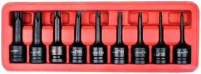 9Pc Drive Impact Bits Socket Set Chrome Vanadium Extension Bar Garage 1/2 Inch from B&Q