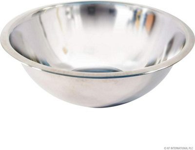  - Set Of 2 Deep Mixing Bowl Round Kitchen Cooking Catering Dish Salad Serving 32Cm