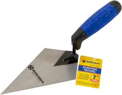 Marksman Set Of 2 Pointing Trowel Handle Grip Brick Jointer Tuck Bricklayer Bricklaying 7 Inch from B&Q