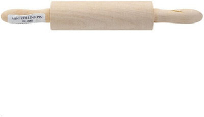 Set Of 2 Mini Wooden Rolling Pin Pastry Chapati Baking Pizza Dough Cooking Kitchen Utensil from B&Q