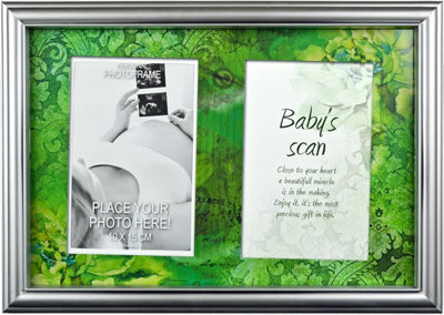  - Personal Photo Frame With Stand Memory Picture Print Poem Wall Hanging Message Baby Scan