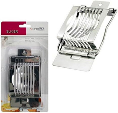 Stainless Steel Boiled Egg Slicer Cutter Section Chopper Kitchen Tool from B&Q