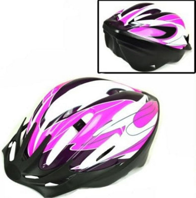 Mountain Bike Bi Cycle Helmets Bicycle Adjustable Adults Mens Womens Pink