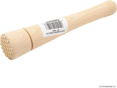 Wooden Garlic Masher Crusher Mincer Kitchen Hand Tool Cooking Pounder Spice from B&Q